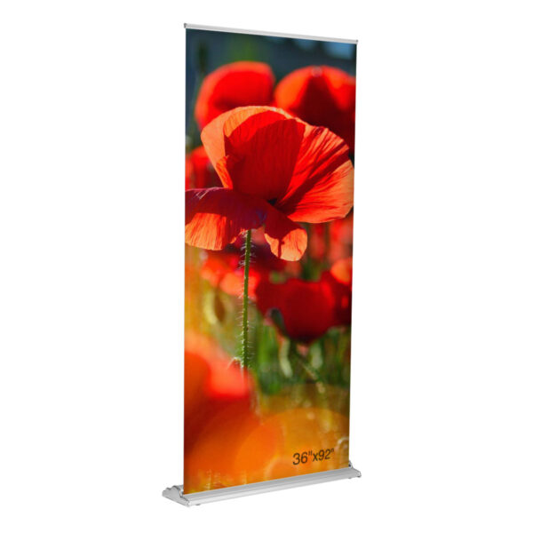 36X92 SD Retractable Banner with Stand